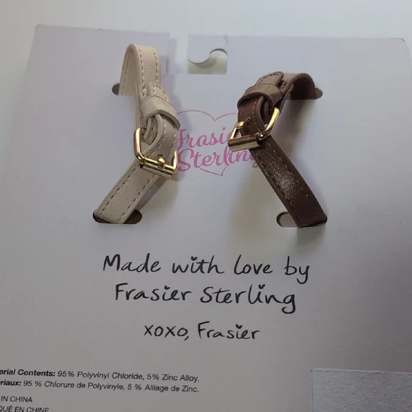 Frasier Sterling Football Theme Luggage Tag Set - Picture 4 of 6